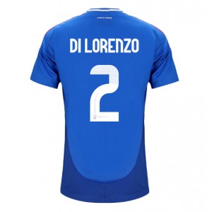 Fotbalové Dres Itálie Giovanni Di Lorenzo #2 Domácí Oblečení ME 2024 Krátký Rukáv